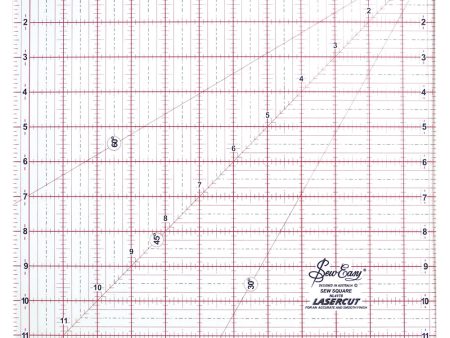 SEW EASY Square Ruler - 12½  x 12½  (31.75 x 31.75cm) Online now