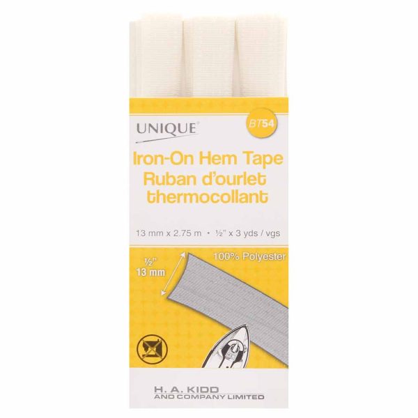 UNIQUE Fusible Seam Binding Ivory 750 Sale