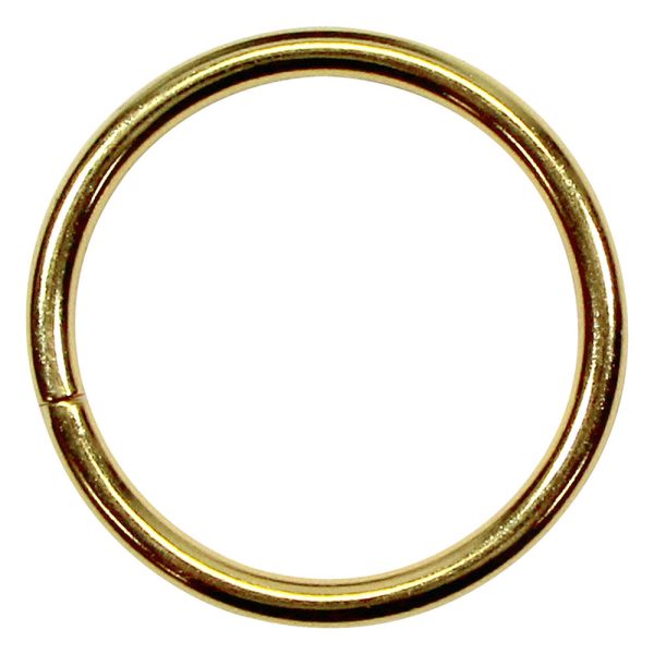 UNIQUE SEWING Round Rings - 38mm (1½ ) - Gold - 4 pcs. Cheap