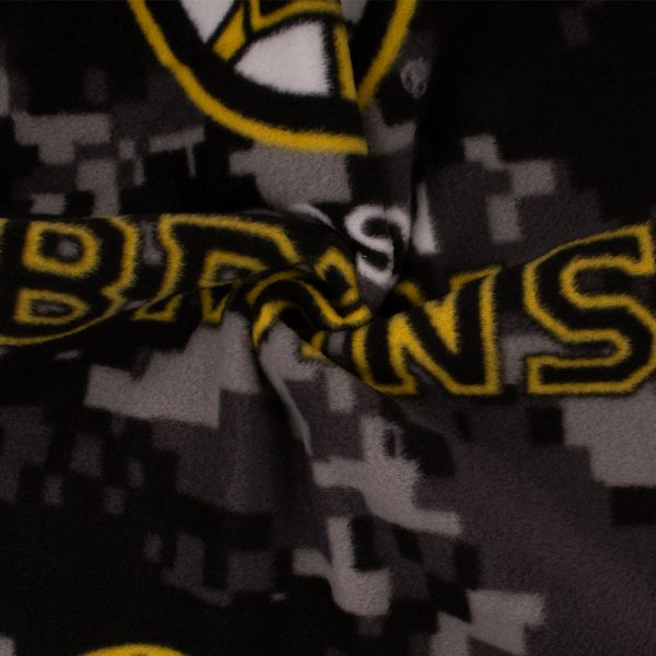 Boston Bruins  - NHL Fleece Print - Camouflage - Brown Online