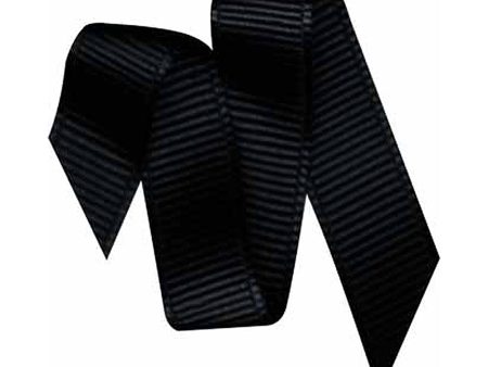 ELAN Grosgrain Ribbon 12mm x 5m - Black Fashion