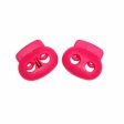 UNIQUE SEWING 2 Hole Cord Stops - Pink - 2 pcs Hot on Sale