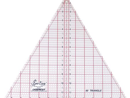 SEW EASY Triangle Ruler 60° - 12  x 13⅞  (30.5 x 35.2cm) For Sale