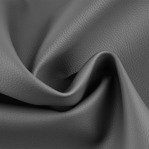 Home Decor Fabric - Utility - Premium Leather Look - Pewter Sale