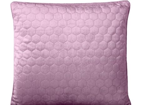 Decorative feather cushion - Luxe quilted - Lilac - 20 x 20   Online Hot Sale