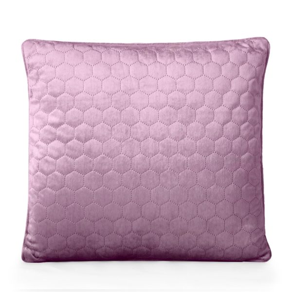 Decorative feather cushion - Luxe quilted - Lilac - 20 x 20   Online Hot Sale