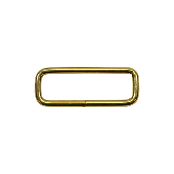 UNIQUE SEWING Rectangle Rings - 38mm (1½ ) - Gold - 4 pcs. For Discount