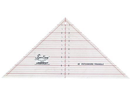 SEW EASY Triangle Ruler 90° - 7½  x 15½  (19 x 39.4cm) Cheap