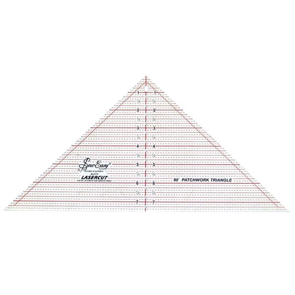 SEW EASY Triangle Ruler 90° - 7½  x 15½  (19 x 39.4cm) Cheap