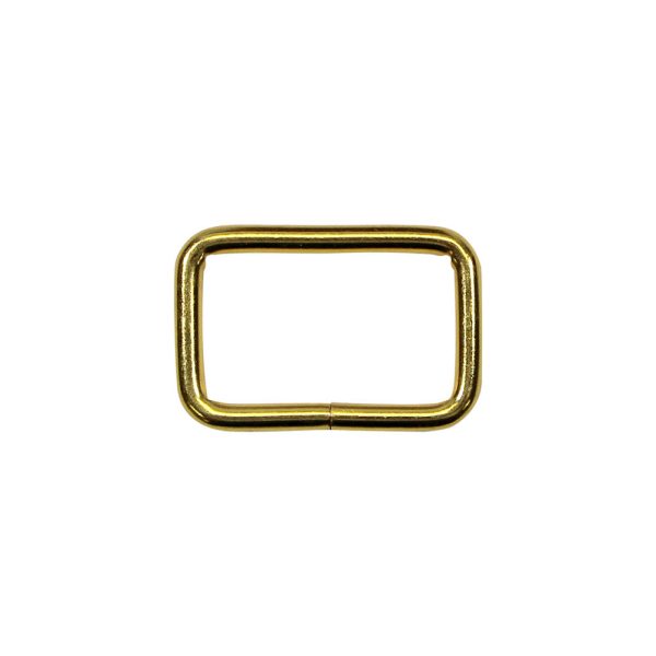 UNIQUE SEWING Rectangle Rings - 32mm (1¼ ) - Gold - 4 pcs. Fashion