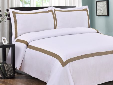 Estate 3pc Duvet Cover Set - Taupe Supply