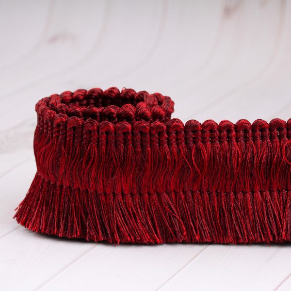 Brushed fringe 2 po (5 cm) Red Fashion