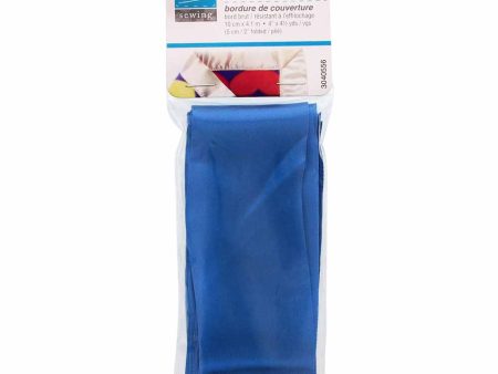 UNIQUE SEWING Blanket Binding 10cm x 4.1m - Medium Blue Cheap