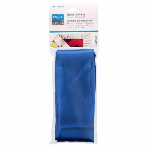 UNIQUE SEWING Blanket Binding 10cm x 4.1m - Medium Blue Cheap