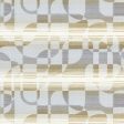 9 x 9 inch Home Decor fabric swatch - Crypton Multiplex 6003 Natural For Sale