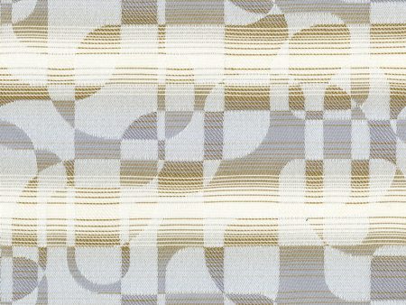 9 x 9 inch Home Decor fabric swatch - Crypton Multiplex 6003 Natural For Sale