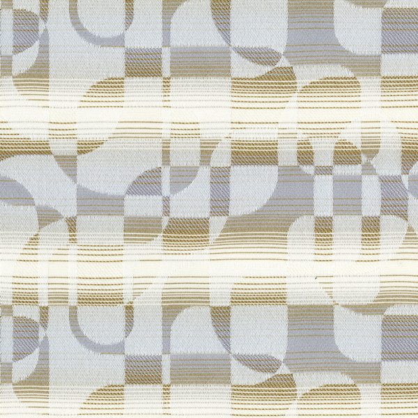 9 x 9 inch Home Decor fabric swatch - Crypton Multiplex 6003 Natural For Sale