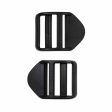 UNIQUE SEWING Ladderlock Buckle - Plastic - 32mm (1¼ ) - Black - 2 pcs Supply