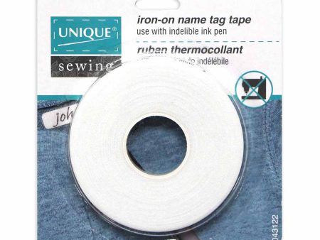 UNIQUE Iron-On Name Tag Tape 12m (13yds) Sale