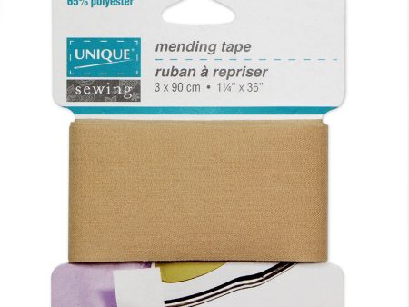 UNIQUE SEWING Mending Tape Beige - 3.2cm x 0.9m (1¼   x 36 ) Fashion