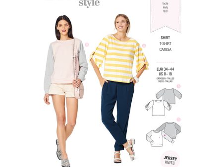 BURDA - 6246 Sweatshirt with Round Neckline Online Sale