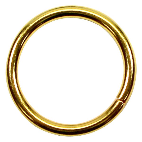 UNIQUE SEWING Round Rings - 32mm (1¼ ) - Gold - 4 pcs. Online Sale