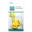 UNIQUE SEWING 2 Hole Cord Stops - Yellow - 2 pcs For Discount