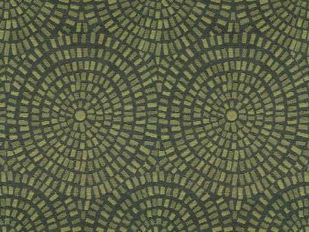 9 x 9 inch Home Decor fabric swatch - Crypton Panache 205 Limelight For Sale