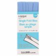 UNIQUE - Single Fold Bias Tape - 13mm x 3.7m - Silver 125 Hot on Sale