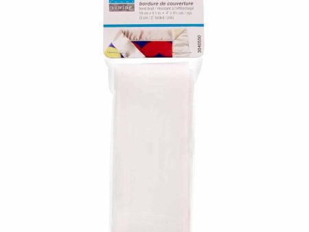 UNIQUE SEWING Blanket Binding 10cm x 4.1m - White Online Hot Sale