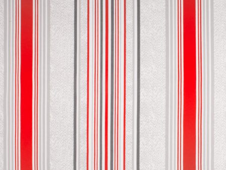 Home Decor Outdoor - St-Tropez - Stripe Calypso - Red Fashion