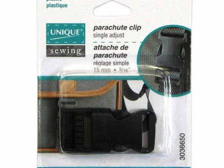 UNIQUE SEWING Parachute Buckle - Plastic - 15mm (5 8 ) - Black Online Sale