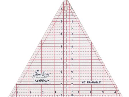 SEW EASY Triangle Ruler 60° - 8  x 9¼  (20.3 x 23.5cm) Discount