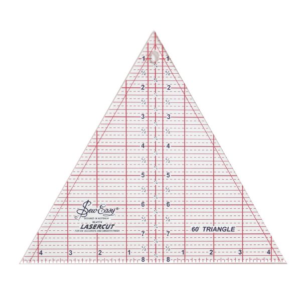 SEW EASY Triangle Ruler 60° - 8  x 9¼  (20.3 x 23.5cm) Discount