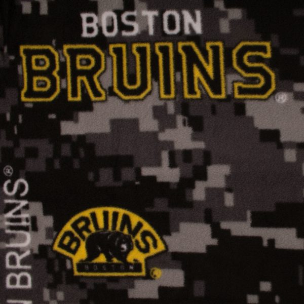 Boston Bruins  - NHL Fleece Print - Camouflage - Brown Online