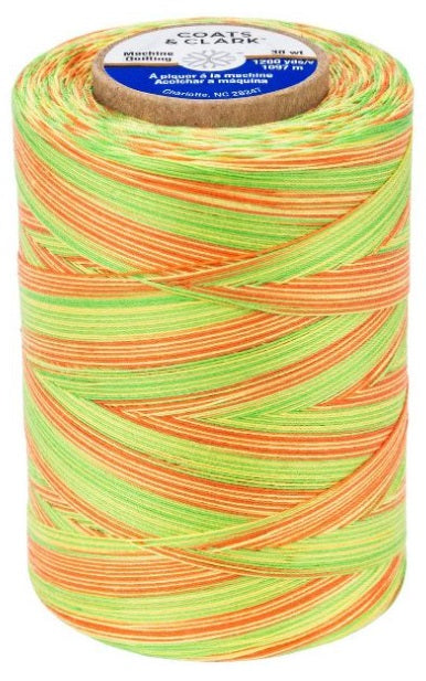 MULTICOLOUR-MACHINE QUILTING THREAD 1097M CITRUS Cheap