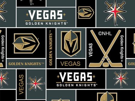 Vegas Golden Knights - NHL Fleece Print - Patchwork Discount