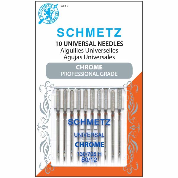 SCHMETZ #4133 Chrome Universal - 80 12 - 10 needles Cheap