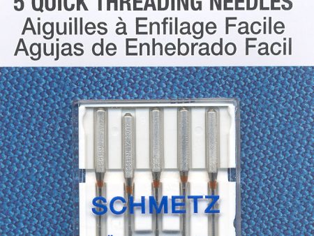 SCHMETZ quick threading needles - 80 12 carded 5 pieces Online Sale