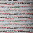 MAN CAVE Cotton print - Writing - White Supply