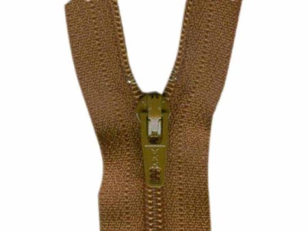 COSTUMAKERS General Purpose Closed End Zipper 23cm (9″) - Coffee - 1700 Cheap