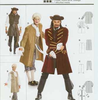 BURDA - 2459 Costume Mens-Pirate Sale