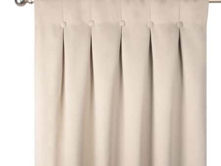 Hidden tab curtain panel -  Nantucket - Buff For Discount