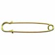 UNIQUE SEWING Kilt Pin Gold - 75mm (3 ) - 2pcs Supply