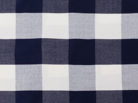 9 x 9 inch Fabric Swatch - Home Decor Fabric - The Essentials - Check Glasgow Navy Discount