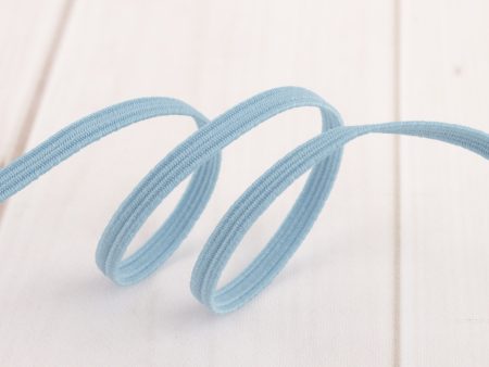 3mm braided elastic - LIGHT BLUE Sale