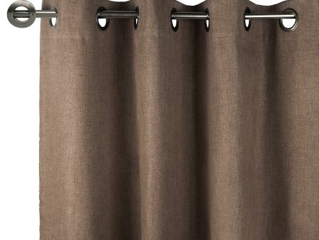 Dimout grommet panel - Oxford - Brown For Cheap