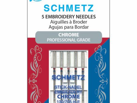 SCHMETZ #4020 Chrome Embroidery - 90 14 - 5 needles Online