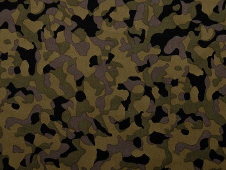 CLUB HOUSE Cotton print - Camouflage - Khaki Supply