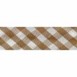 UNIQUE XWide Brown Gingham med. Hot on Sale